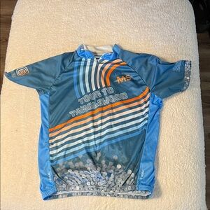 Tour to Tanglewood Blue Cycling Jersey